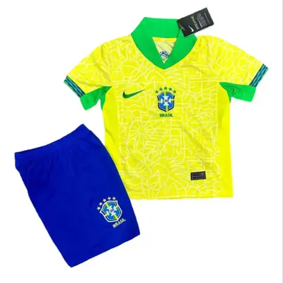 Brazil Kids Home Jersey 24/25 – Shop Now JCCLUB