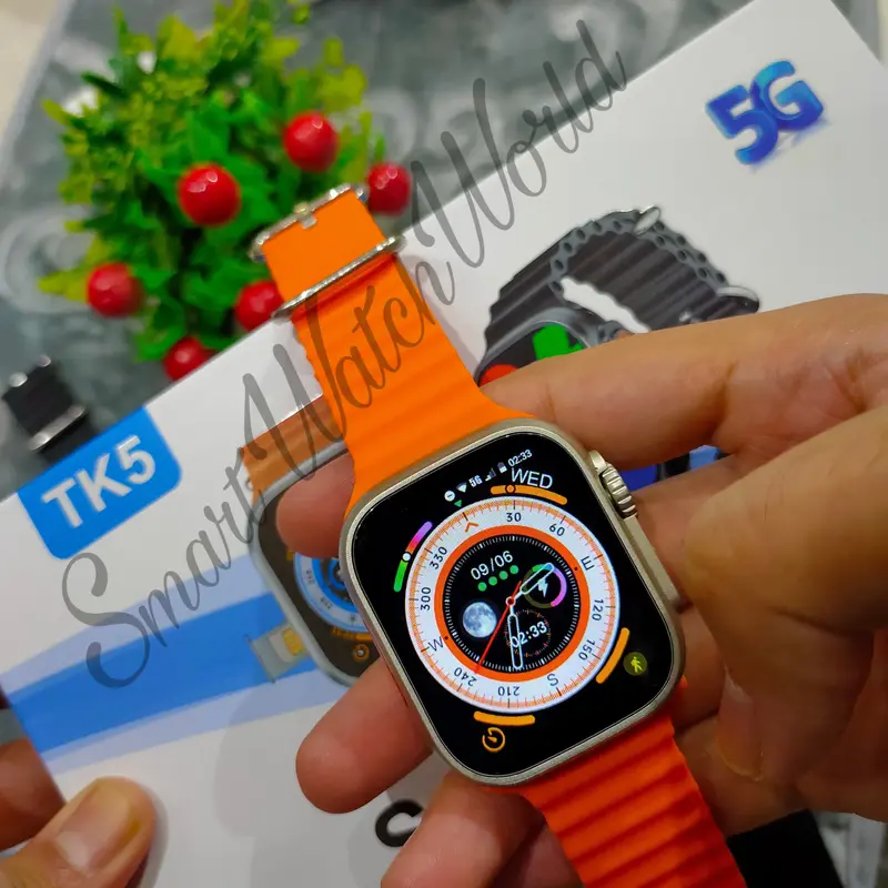 Buy TK5 Ultra 5G Sim Android Watch CAMERA 4gb Ram 64gb Rom Best Watch online at best price SmartWatch World
