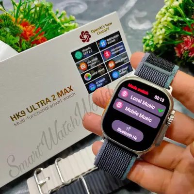 【ケース＆バンドセット】HK9  ultra2 MAX Buy HK9 Ultra 2 MAX Smart Watch, 2GB AMOLED 90hz Photos