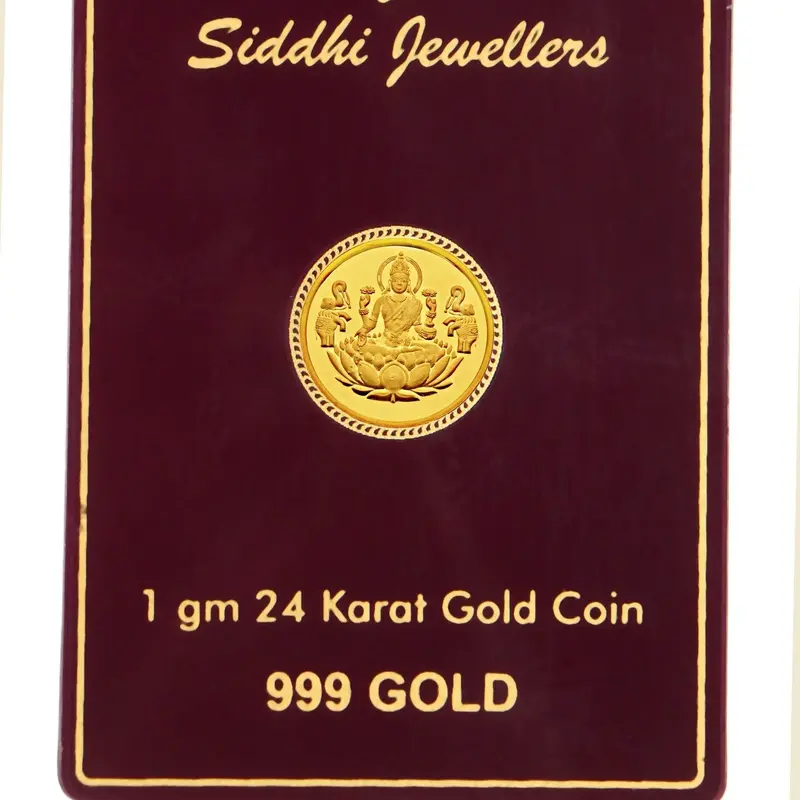 Lakshmi Gold Coins In Grt Jewellers Buy 24 K One Gram Laxmi Gold
