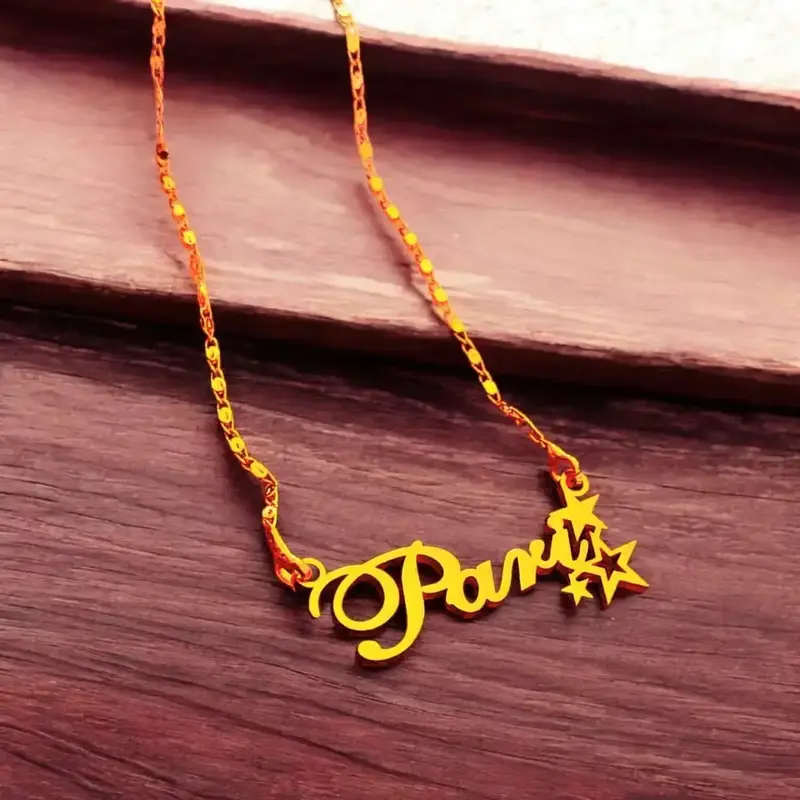Buy Single Name Pendant online at best price Parth gifts