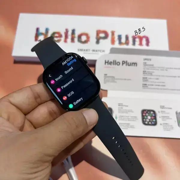 Reloj inteligente Hello Plum H16 con almacenamiento integrado, pantalla fluida de 60 Hz, siempre activo. Cómpralo online al mejor precio | Tienda Bigg Billion