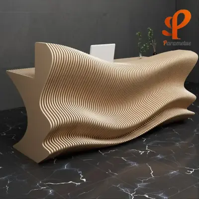 Buy Parametric Reception Table | Sculptural Desk – Parametue