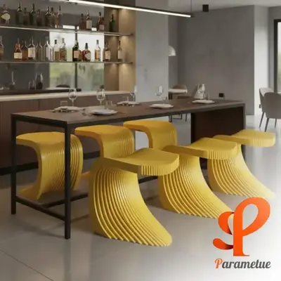 Buy Parametric Stool Modern Sculptural Stool at Parametue