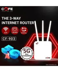 Buy Cofe 5g/4g sim Wi-Fi Router all sim working with lan port +wifi ...