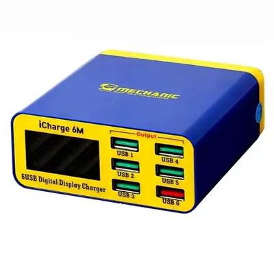 Buy Icharge 6port 45w universal mobile charging and charging pin ...