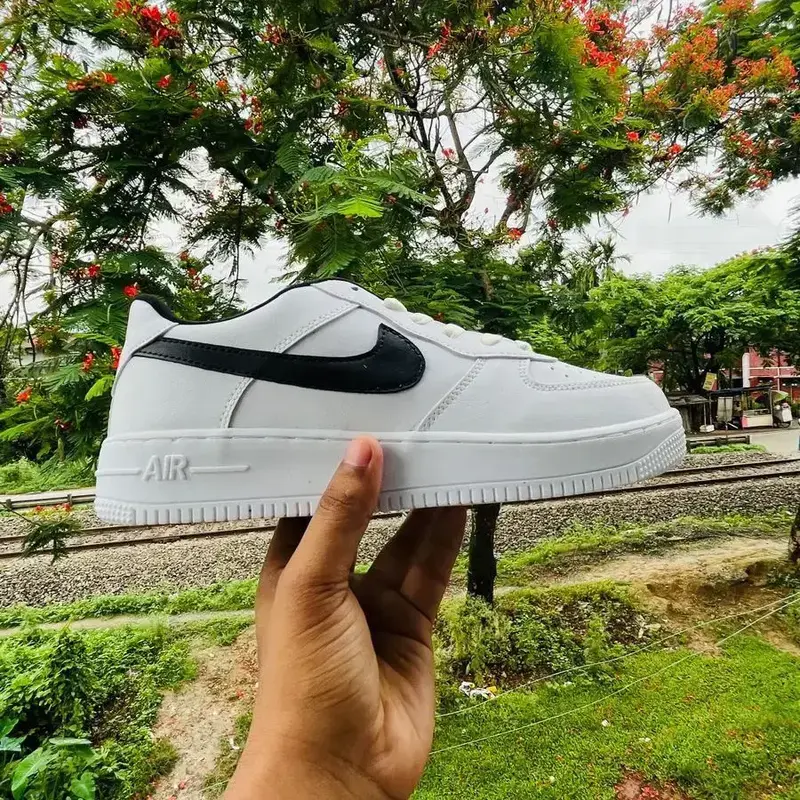 Air Force Negras Con Pipa Blanca Zapatillas Air Air Force One