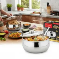 Buy Devidayal Blossom Stainless Steel Insulated Casserole with Lid ...