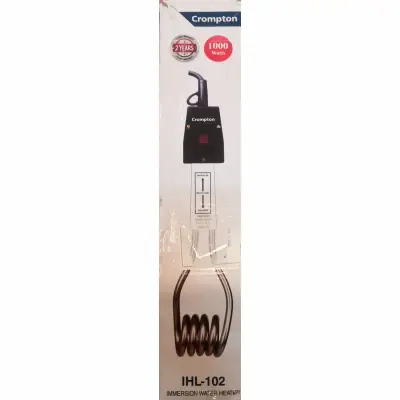 Buy Crompton ACGIH-IHL102 1000-Watt Immersion Water Heater Black