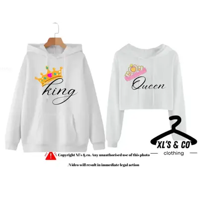 Buy King and Queen Couple Hoodie online at best price xls&co