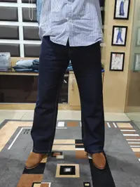 Buy Semi Bootcut Jeans In Raw Indigo online at best price | 127