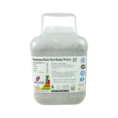 ADILAID Rabbit Pellets – Daily Diet 3.3Kg