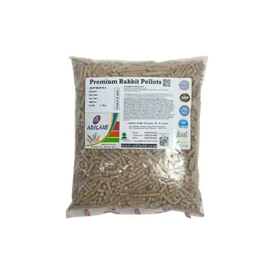 ADILAID Rabbit Food Pellets 1Kg | Balanced nutrition