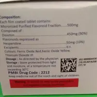 Buy Micronized Purified flavanoid Fraction Tablets ( MPFF Diosmin 450mg ...