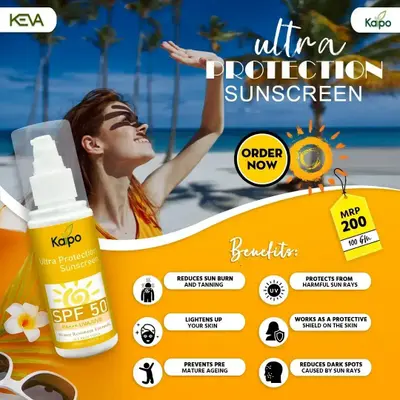Buy Sun Screen SPF 50 (100 Gm) online at best price