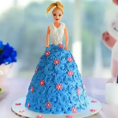Buy Barbie Doll Cake D1 online at best p...