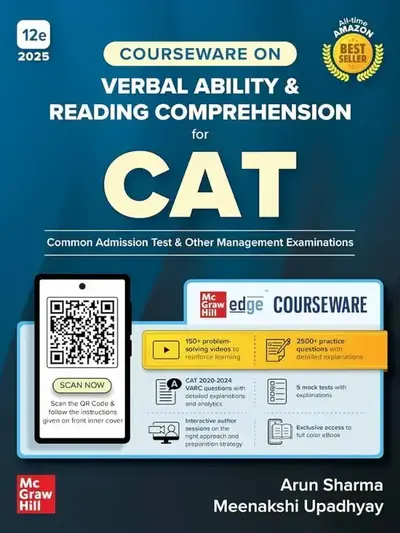 Buy VERBAL ABILITY & READING COMPREHENSION FOR CAT 12E 2025