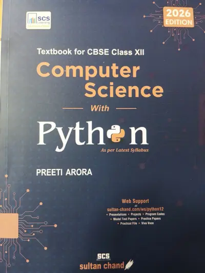 Buy COMPUTER SCIENCE WITH PYTHON CLASS 12 BY PREETI ARORA on