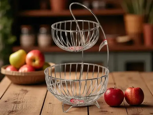 SS 2-in-1 Fruit Stand | Versatile Fruit Display & Organizer
