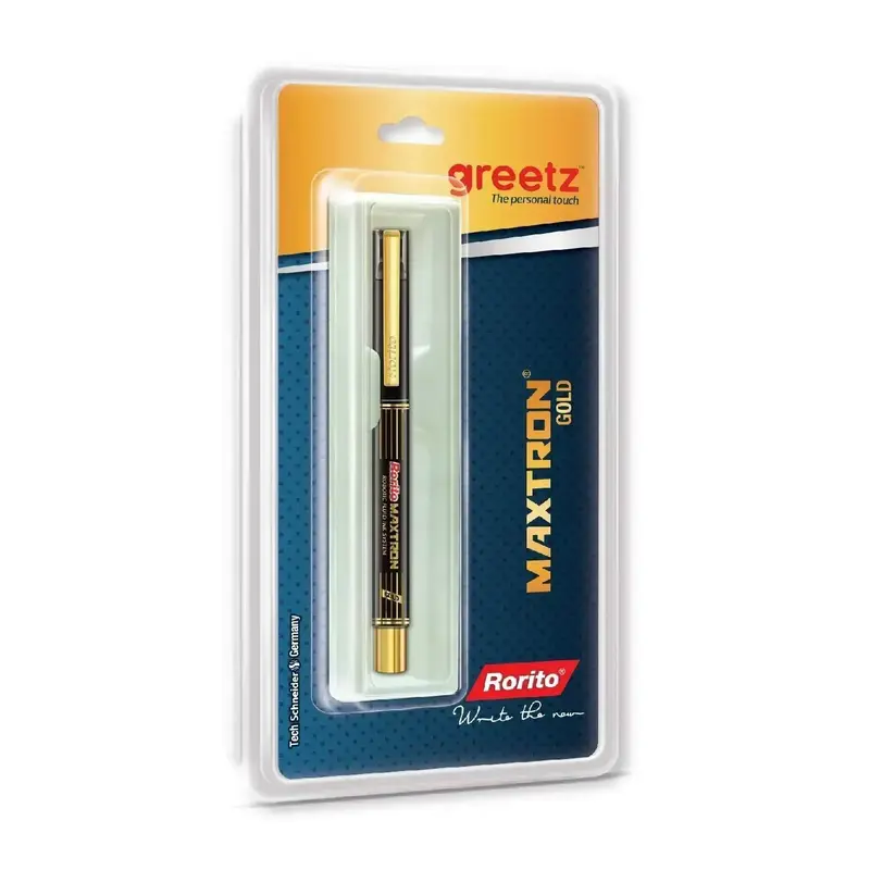 Ballpoint Pen Teramax Gold Rorito Feathersoft Gold Ball Pen At