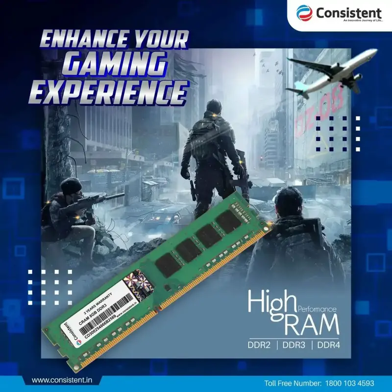 Buy CONSISTENT 8GB DDR3 DESKTOP online at best price STG E-STORE - Main Image