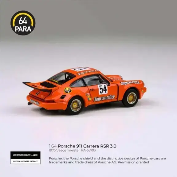 Buy PARA64 1:64 1974 Porsche 911 Carerra RSR 3.0 Jaegermeister