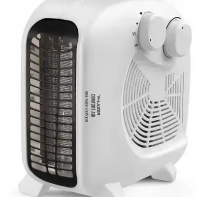 Buy Lazer Comfort Air 1400W White With Grey Fan Room Heaters online at best  price NEW AJEET VISION