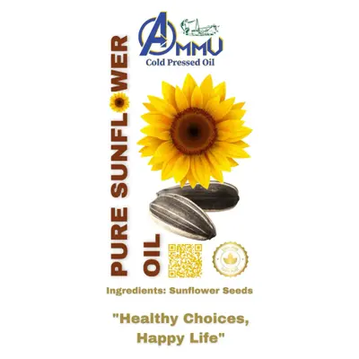 Buy Ammu Premium Sunflower Oil Cold Pressed for Purity online at best ...