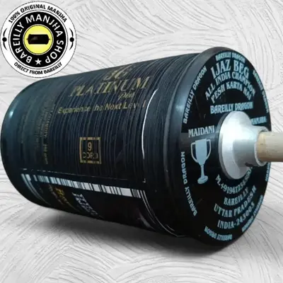 3 Reel 9 Cord AK56 Platinum Plus Bareilly Dragon Manjha