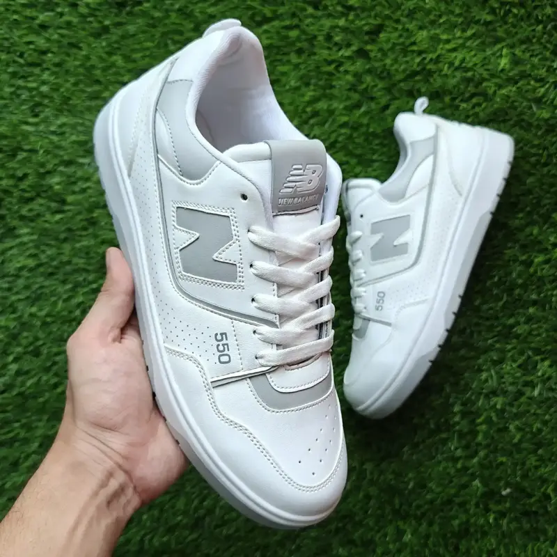 Buy NB 550 White Grey online at best price | Zonix