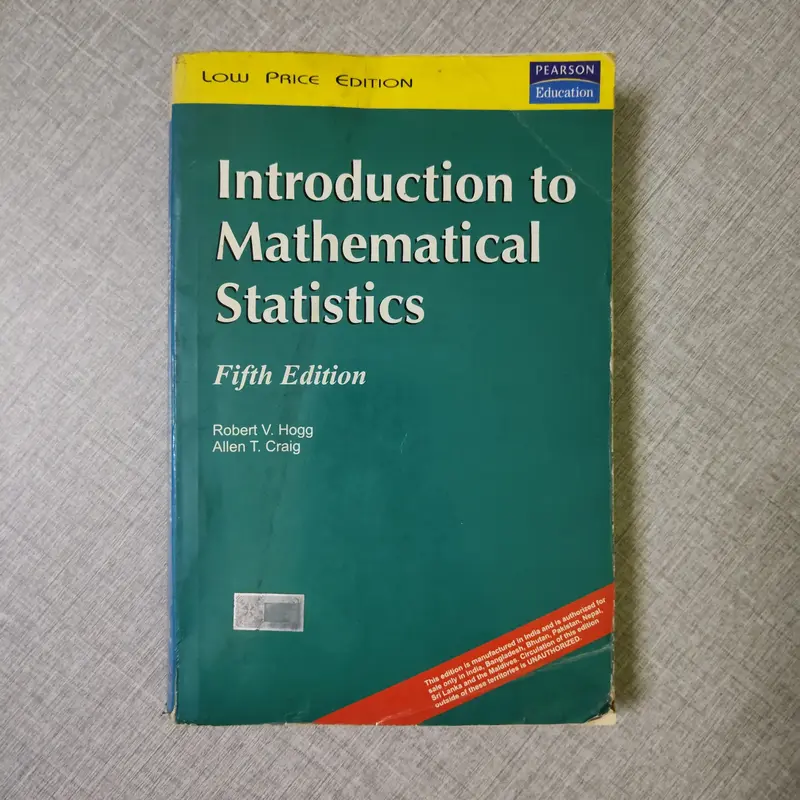 Buy Introduction to Mathematical Statistics Fifth Edition Robert V