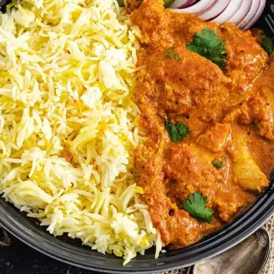 Butter Chicken With Pulao Buy Paneer Masala Pulao Online At Best