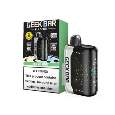 Geek Bar X Miami Mint Flavor Buy Geek Bar Pulse X Disposable (25000 Puffs)  Miami Mint Online At Best Price | VAPE SHOP MUMBAI ANDHERI Bar X Statistics  Australia