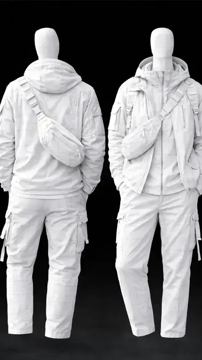 Techwear Patterns for Young Adults –Futuristic & Functional.