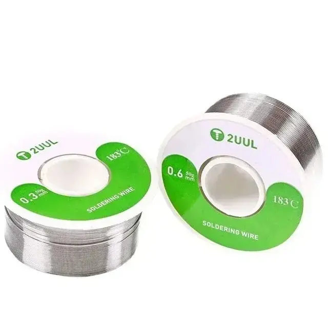 2uul Solder Wire 0.3mm Diameter 100m 183 Degree 50g Solder Wire, Size: One size