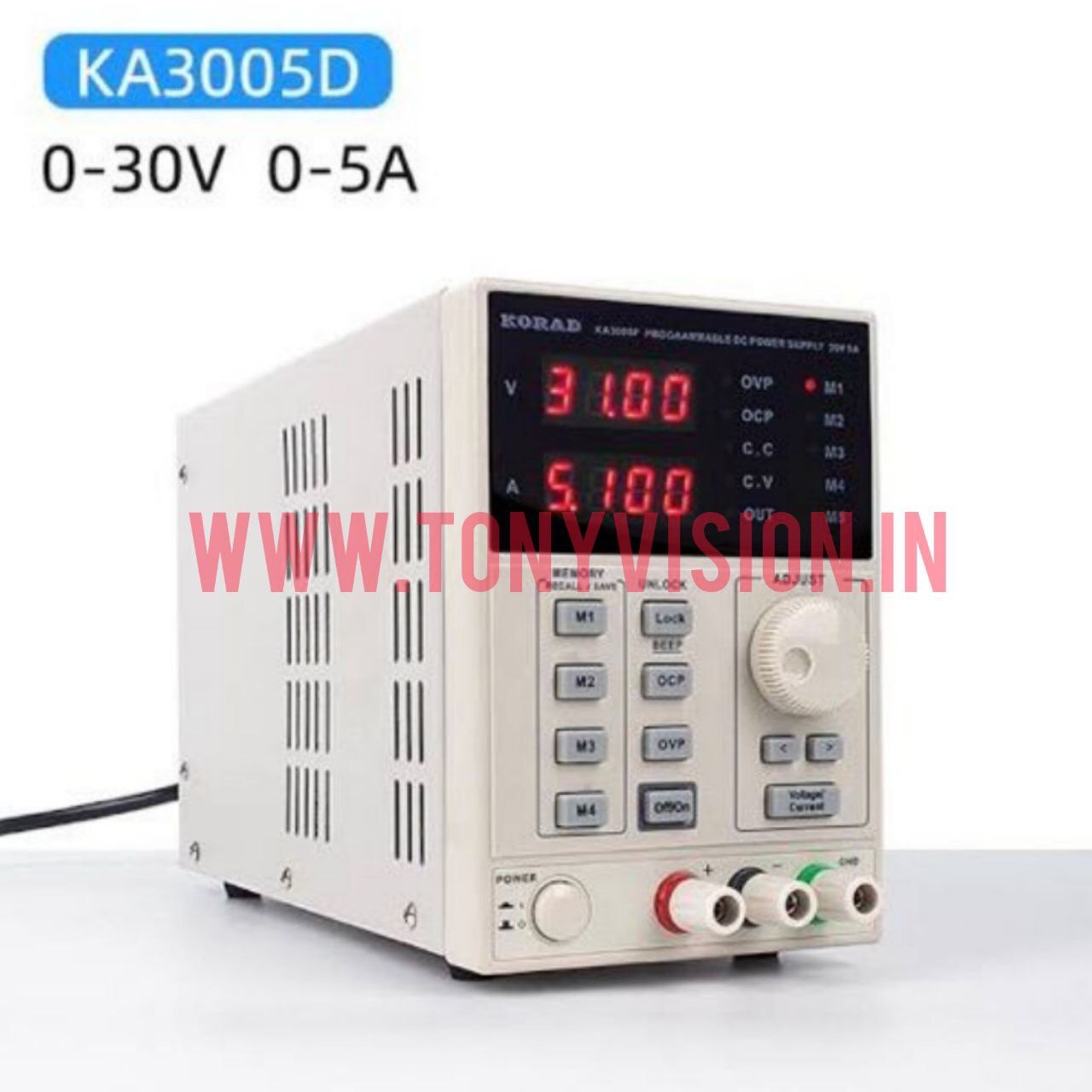 Order KORAD KA3005D Adjustable Digital Programmable DC Power Supply (30V/5A) Online From TONY
