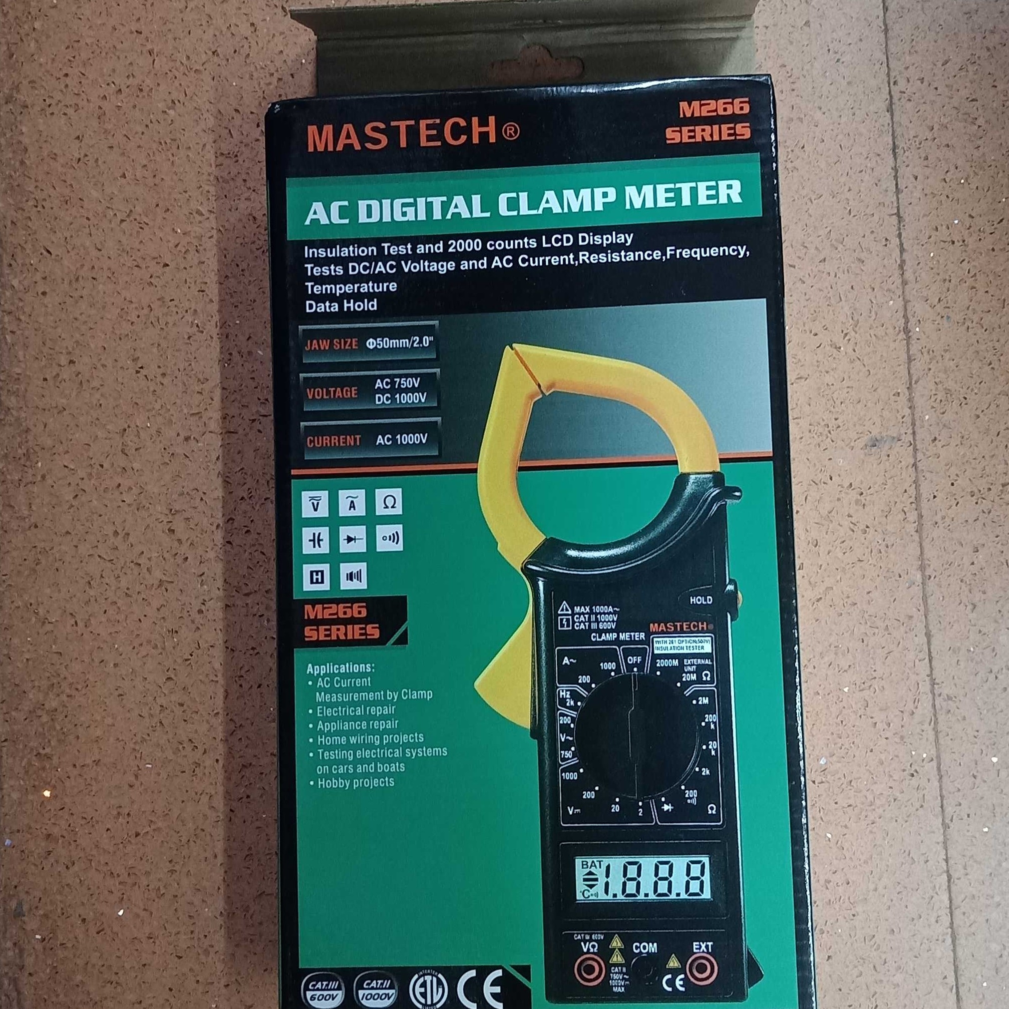 Order M266 AC Digital Clamp Meter Online From Shakti Tools and Hardware Store®,Delhi
