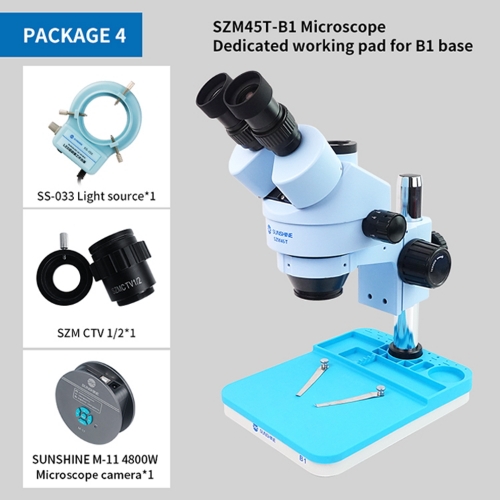 Order SUNSHINE SZM45TB1 HD trinocular stereo microscope Online From Shakti Tools and Hardware
