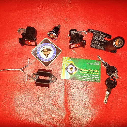Order LOCK KIT SET OF 4 WITH SEAT LOCK FOR SUPER FE AND BAJAJ CLASSIC SCOOTER Online From