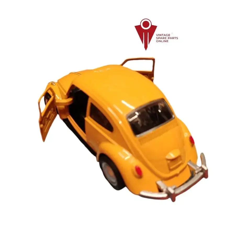 Buy Yellow Vintage Volkswagen Beetle 5 inch Scale Die Cast Metal