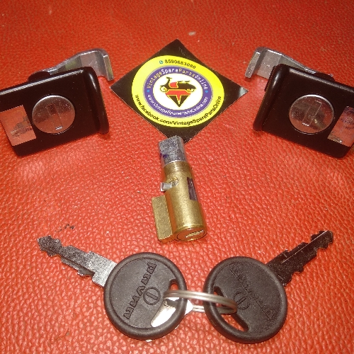 Order BLACK LOCK KIT SET OF 3 FOR BAJAJ CHETAK Online From