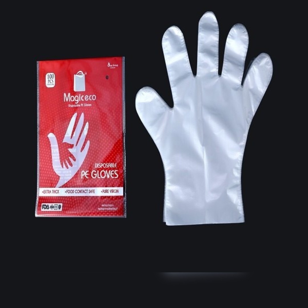 MagicEco Disposalble PE Gloves 100Pc