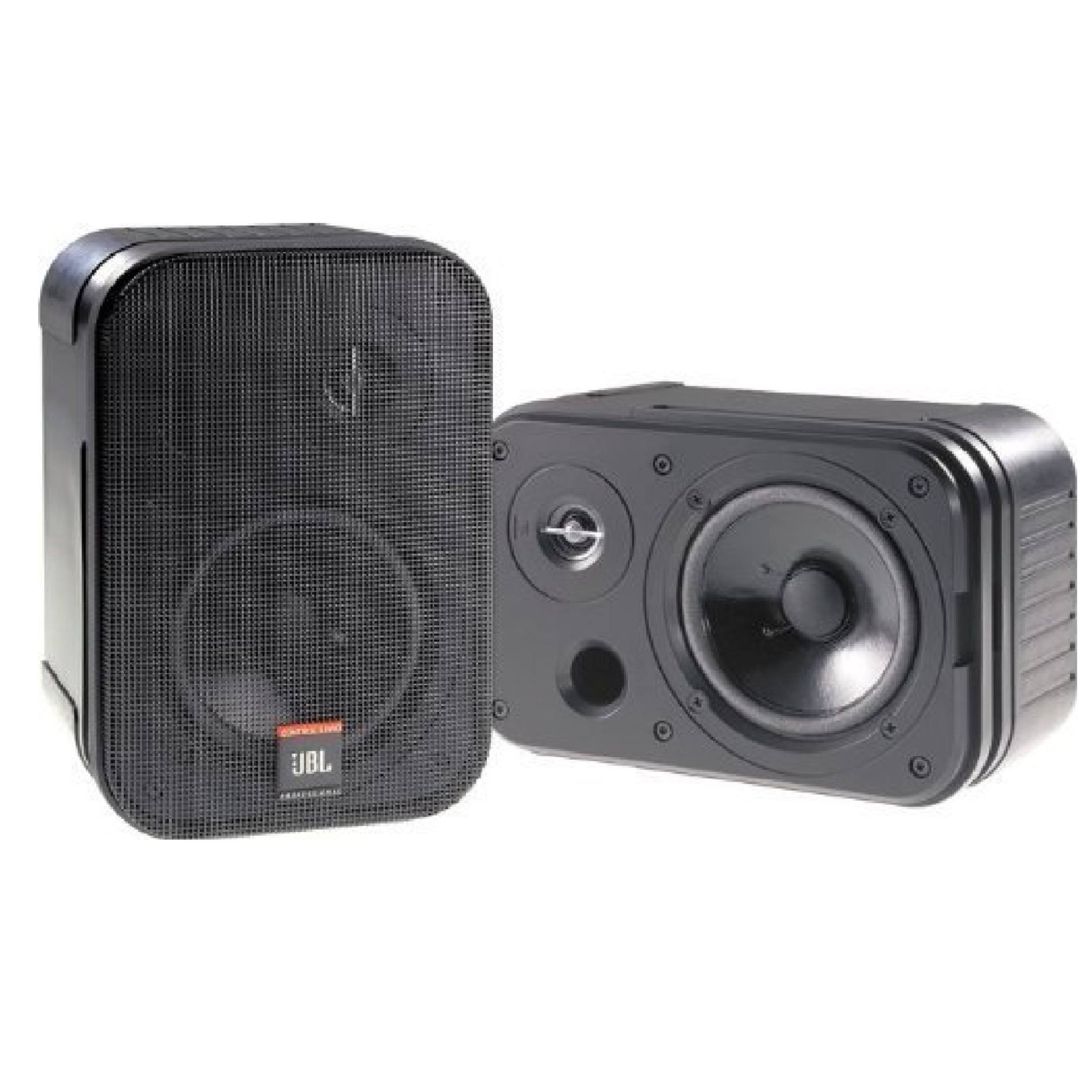  JBL Control One PRO (Pair) Commercial Sound Wall Mount Wired Speakers (Black) - 1