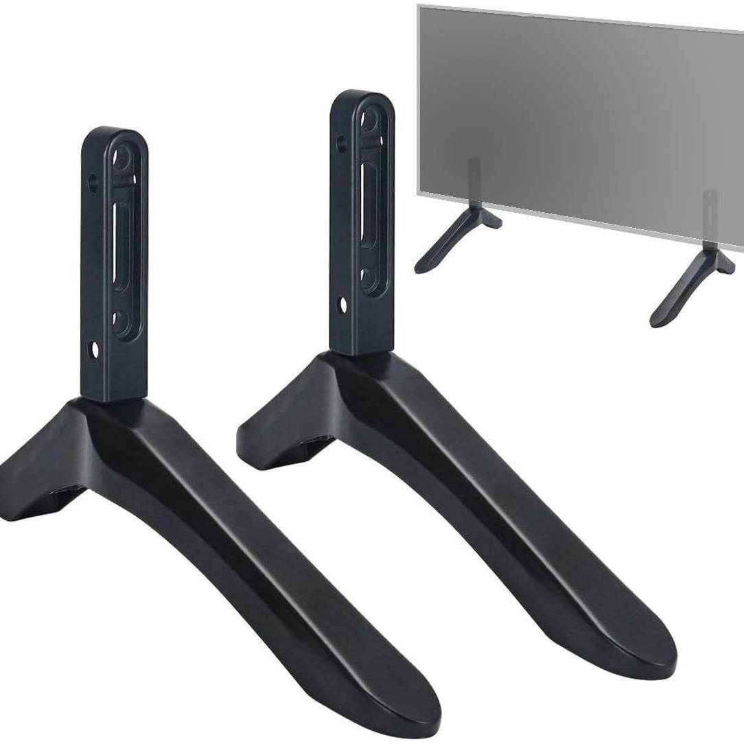  Pedestal Feet TV Stand Mount Legs for Most Televisions with Mounting Hole Distance from 0.787-2.16 inch / 2cm-5cm - 1