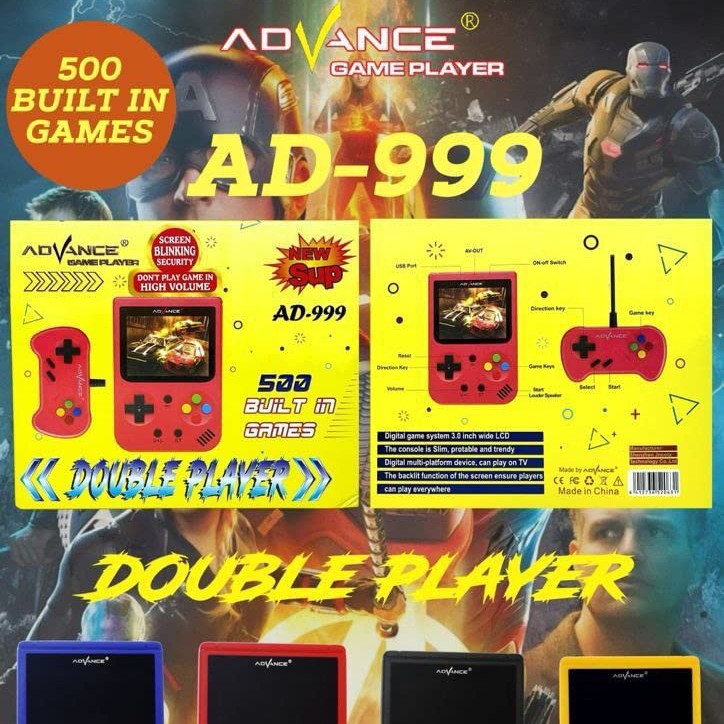 Buy 500 in Advance AD-999 Classical Handheld SUP Video Game