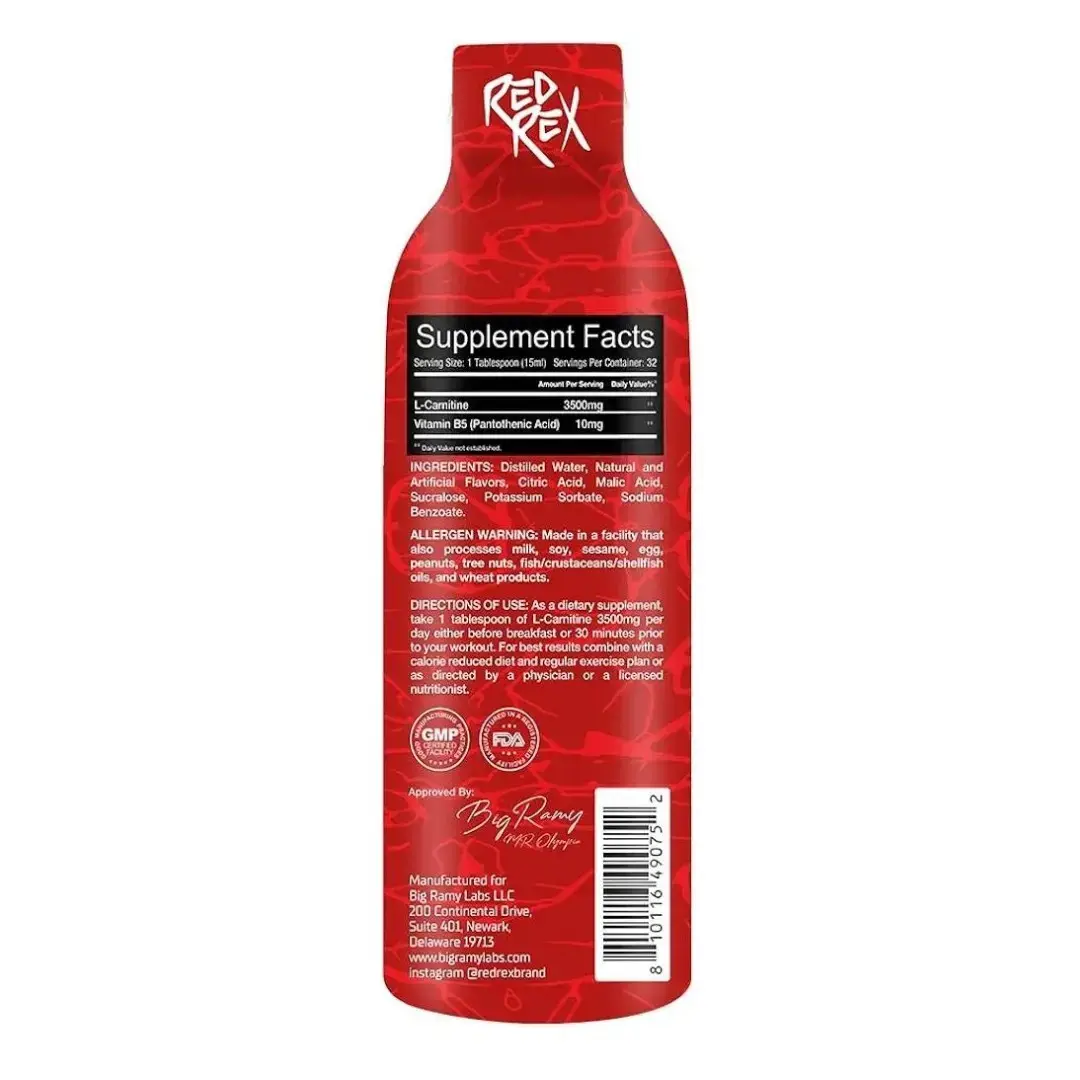 Buy Red Rex 3500mg Liquid L-Carnitine, Fruit Punch online at best price | BALAJI NUTRITION Buy Red Rex 3500mg Liquid L-Carnitine, Fruit Punch online at best price | BALAJI NUTRITION