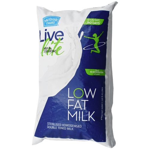Mother Dairy Live Lite Low Fat 500ml - 1