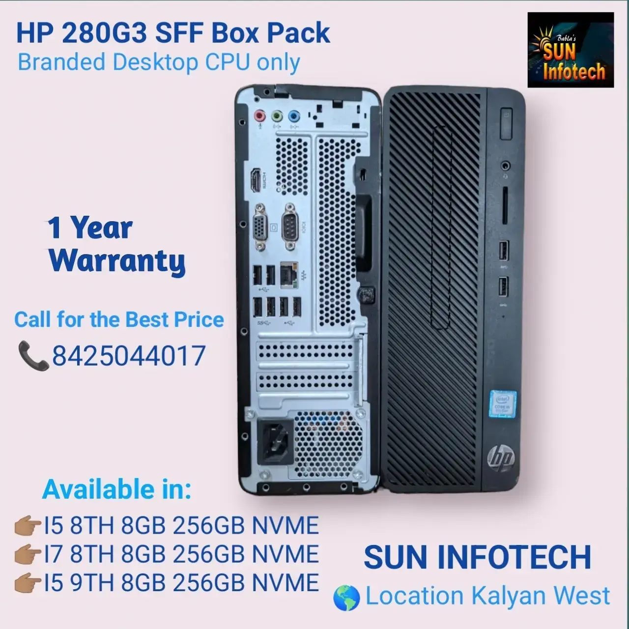 HP 280 G3 SFF Win11 Intel G4900 メモリ16GB