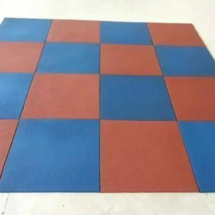 Gym Tile Rubber Blue) 10mm (10 Tile)