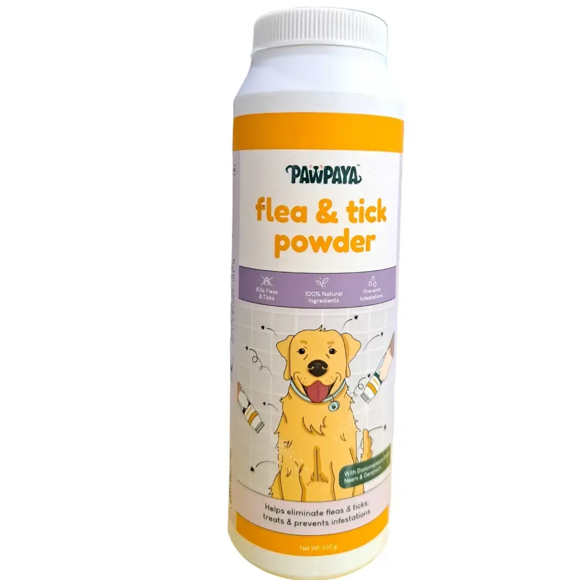 Pawpaya Flea And Tick Powder 100g